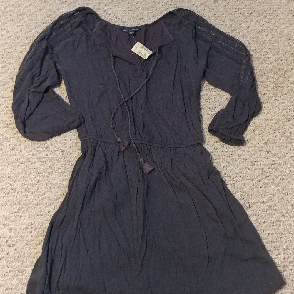 American Eagle Gauze Boho Dress